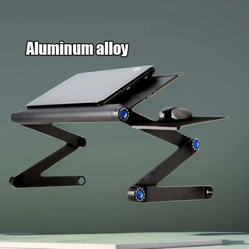 Adjustable Aluminum Alloy Folding Laptop Stand Multifunctional Notebook Computer Lapdesk for TV Bed Sofa PC Table Desk Stand