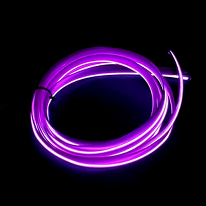 Car Interior Lighting Decorative Led Lights EL Wiring Neon Strip Auto Flexible Ambient Light USB Party Atmosphere Lamp Accessory